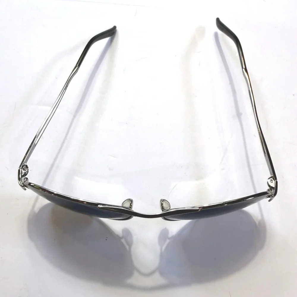 Oakley Elmont Aviator Sunglasses Silver Chrome Frame Grey Lens OO4054